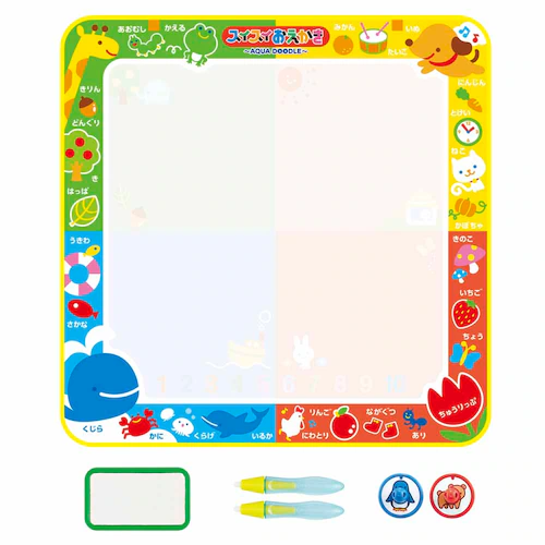 パイロットコーポレーション スイスイおえかき カラフルシート ペン2本&スタンプセットおえかき・いろ・ことば・ぬりえ・すうじ 【プラザセレクト】_5