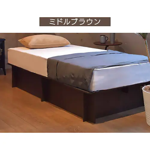 シングルベッドフレーム ウメール320 ホワイト【時間指定不可】【代引不可】【同梱不可】【プラザセレクト】_3