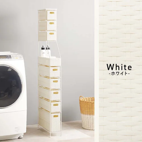 ランドリーチェスト 幅15cm RAN-2459DBR ダークブラウン【時間指定不可】【代引不可】【同梱不可】【プラザセレクト】_15