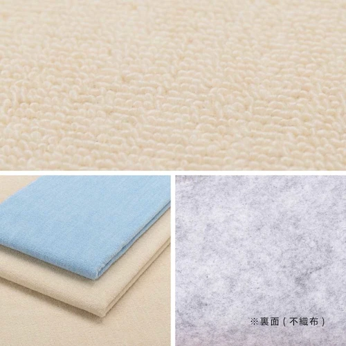 ループパイルの平織カーペット ミーテ 江戸間8畳 600016280 ブルー【時間指定不可】【代引不可】【同梱不可】【プラザセレクト】_8