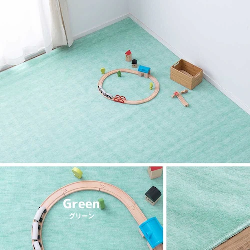 パステルカラーの抗菌カーペット ファーレ 江戸間 8畳 600004780 ローズ【時間指定不可】【代引不可】【同梱不可】【プラザセレクト】_13