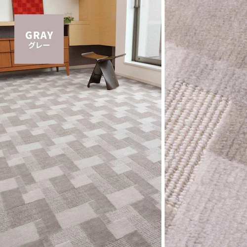 レトロかわいい抗菌カーペット バール 江戸間 8畳 600003980 ローズ【時間指定不可】【代引不可】【同梱不可】【プラザセレクト】_4