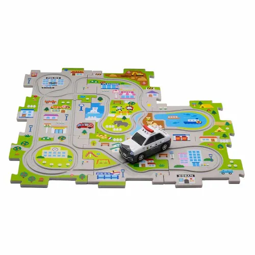 【クリスマスセール】増田屋コーポレーション パネルワールド はしる! パトカーパネル8 1752 【プラザセレクト】_2