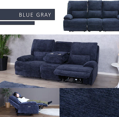 不二貿易 電動リクライナー GRACE 3P 49113 ブラック【時間指定不可】【代引不可】【同梱不可】【プラザセレクト】_9