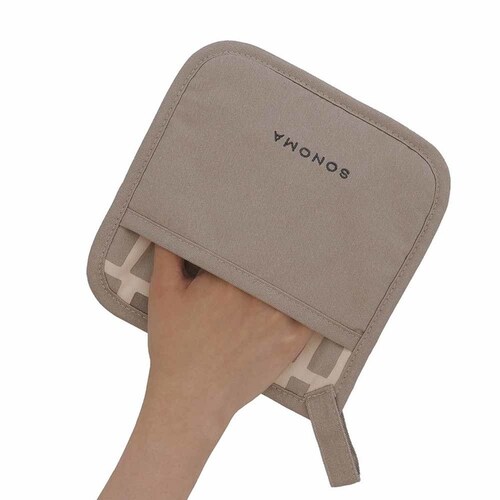 LIV PLUS 鍋敷き ミトン マグネット 18×18cm SONOMA ソノマ LV-0381 ブラウン【プラザセレクト】_2