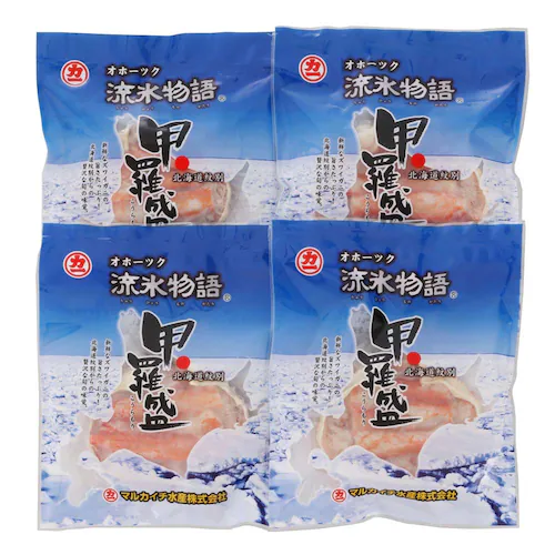 【11%OFF!】北海道産 かに甲羅盛 4個セット おおずわいがに_2