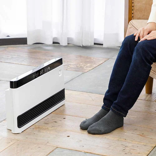 (株)シイー・ネット 人感セラミックヒーター ホワイト CDCP701WH 【プラザセレクト】_4