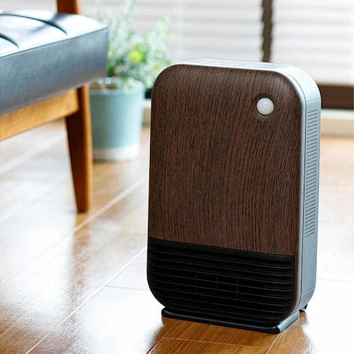 (株)シイー・ネット 人感セラミックヒーター ダークウッド CDCP606DW 【プラザセレクト】_10