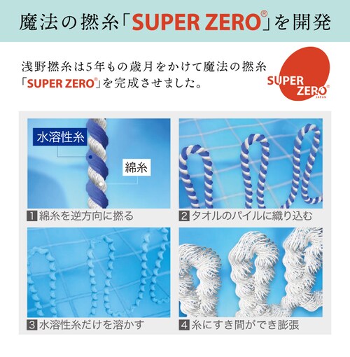 浅野撚糸 エアーかおるエクスタシー バスタオル半分時代 シルバー【プラザセレクト】_6