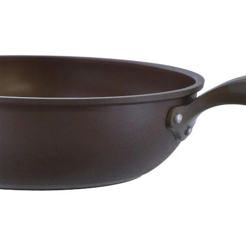 LIV PLUS IH 深型フライパン ダイヤモンドコート 24cm アイスフラワーブラウン ND-8292 【プラザセレクト】_4