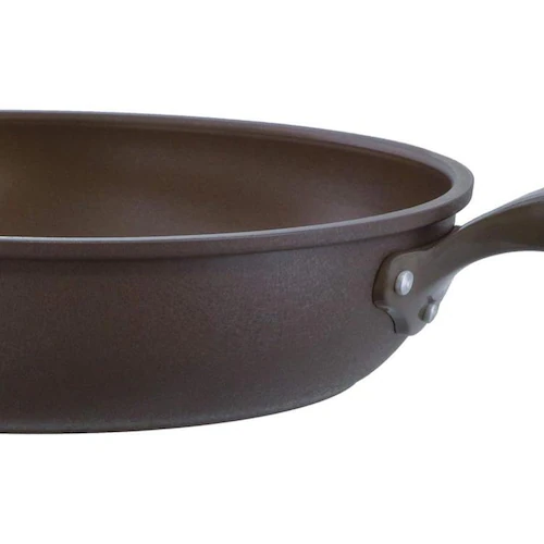 LIV PLUS IH 深型フライパン ダイヤモンドコート 26cm アイスフラワーブラウン ND-8293 【プラザセレクト】_4