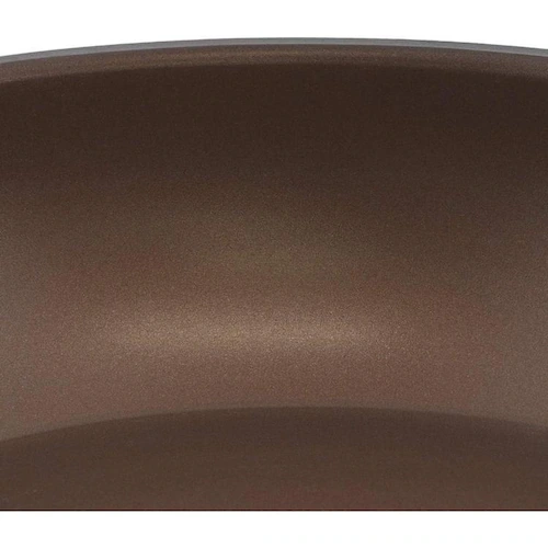 LIV PLUS IH 深型フライパン ウォックパン ダイヤモンドコート 28cm アイスフラワーブラウン ND-8295 【プラザセレクト】_2