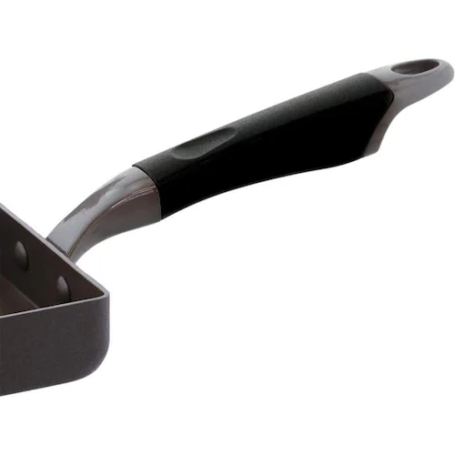 LIV PLUS IH 卵焼き ダイヤモンドコート 13×18cm アイスフラワーブラウン ND-8298 【プラザセレクト】_5