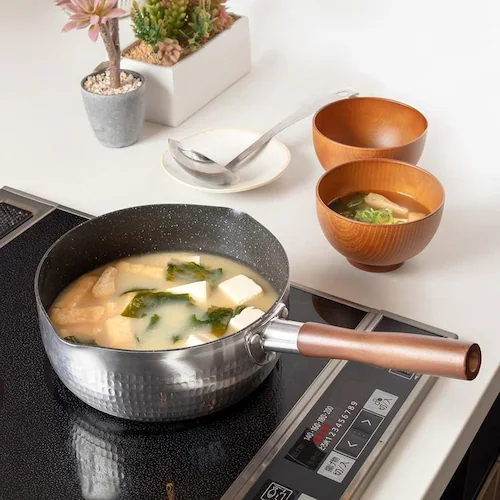 LIV PLUS 雪平鍋 片手鍋 20cm IH ガス火対応 NM-292 【プラザセレクト】_7