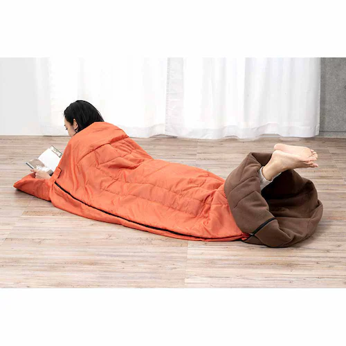 MOTTETE PLUS 寝具メーカーが考えた寝袋 83-0453 グレー【プラザセレクト】_4