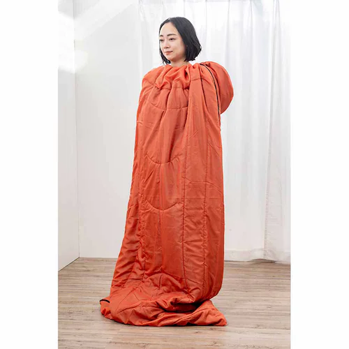 MOTTETE PLUS 寝具メーカーが考えた寝袋 83-0453 グレー【プラザセレクト】_5