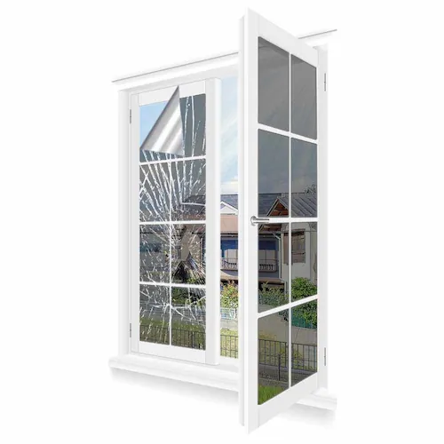 ガラスフィルム 静電気吸着(約)90×200cm in033-90-bk ブラック【プラザセレクト】_3