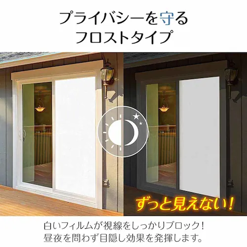 ガラスフィルム フロスト (約)45×200cm in035-45-a すりガラス調【プラザセレクト】_4