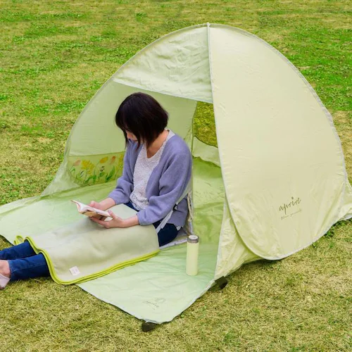 ワンタッチテント ポップアップテント 花柄 アプリール UA-65 ブルーム/パープルグレー【プラザセレクト】_5