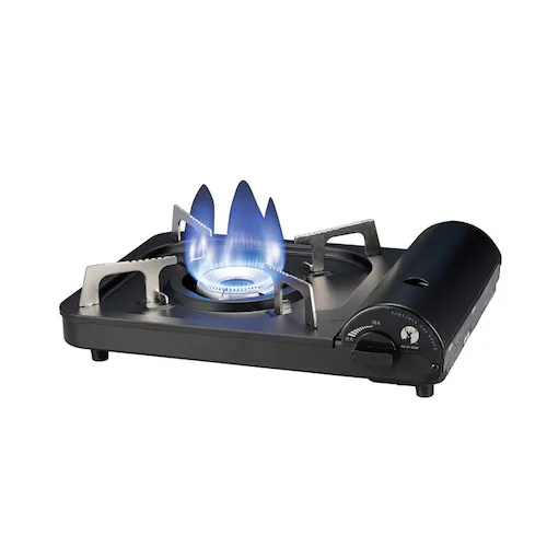 カセットコンロ ブラック UF-28 【プラザセレクト】_2