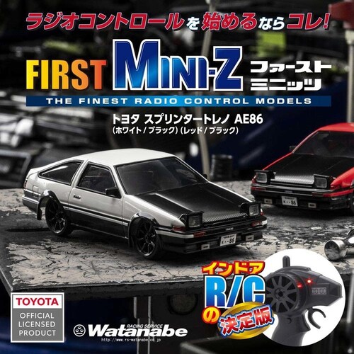 FIRST MINI-Z �g���^ �X�v�����^�[�g���m AE86 �z���C�g/�u���b�N 66612Z �y�v���U�Z���N�g�z_2