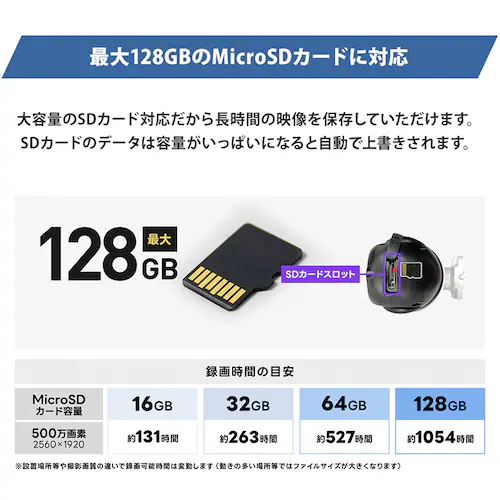 IP防犯灯パン・チルトカメラ みてるちゃん5Plus ホワイト WTW-EGDRY388GWX ホワイト【プラザセレクト】_4
