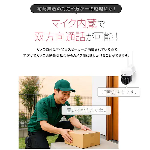 IP防犯灯パン・チルトカメラ ゴマちゃん5 WTW-E2305GX 【プラザセレクト】_13