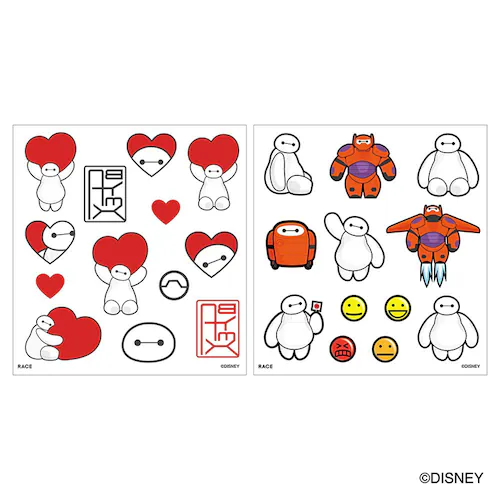 【クリスマスセール】レイス シークレットマジック 暗やみで光るボディシール(水転写)/ベイマックス 910015 【プラザセレクト】_4