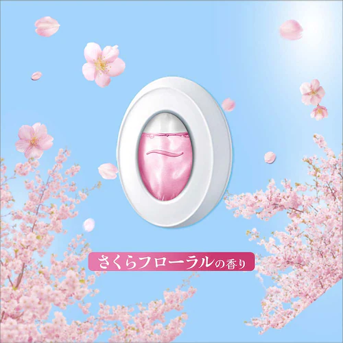 P&Gジャパン合同会社 ファブリーズトイレ用消臭剤 サクラ2026 本体+つめかえ1個パック_3