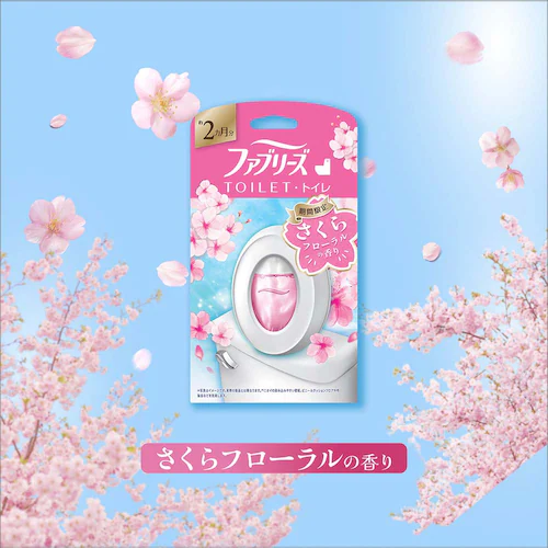 P&Gジャパン合同会社 ファブリーズトイレ用消臭剤 サクラ2026 本体+つめかえ1個パック_9