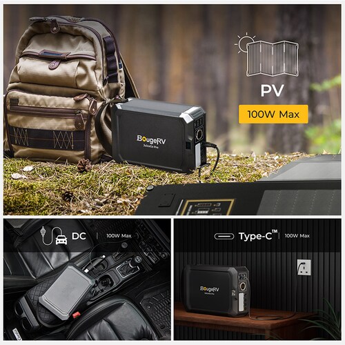 BougeRV �|�[�^�u���d�� JuiceGoPro 240Wh SYZ-240J �y�v���U�Z���N�g�z_4