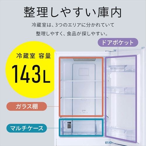 yݒuz ① 230L  eʗⓀ87L 1l炵 ƒp 2hA 54.4cm IRSN-23B-W zCg_9