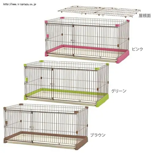 リッチェル お掃除簡単サークル ブラウン 150-80_3