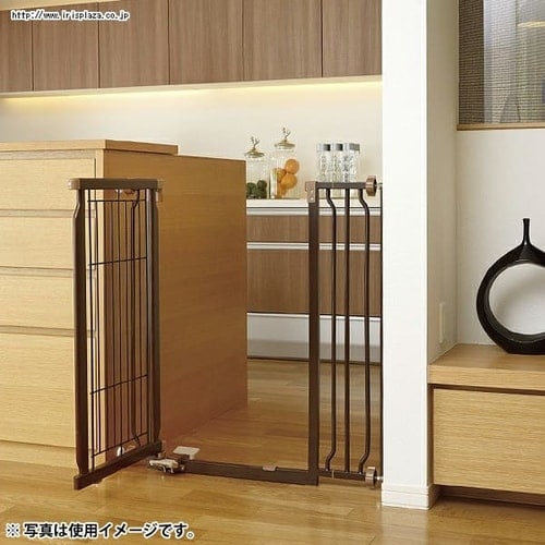 リッチェル 木製ハンズフリーゲート 本体・オプションフレームセット【プラザセレクト】