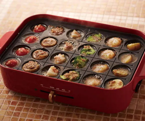 BRUNO コンパクトホットプレート BOE021-RD 7760193 レッド_8