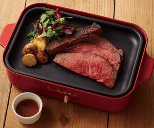 BRUNO コンパクトホットプレート BOE021-RD 7760193 レッド_10
