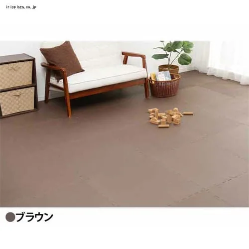 大判 カラージョイントマット【32枚セット】6畳分 ベージュ×パープル_9