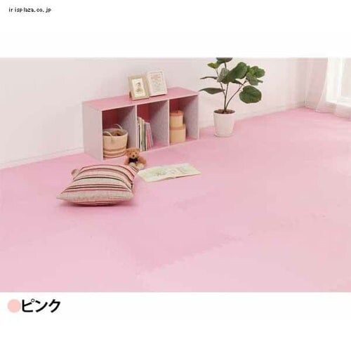 大判 カラージョイントマット【32枚セット】6畳分 ベージュ×パープル_11