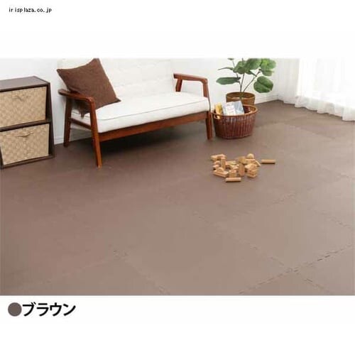 大判 カラージョイントマット【24枚セット】4.5畳分 ベージュ×イエロー_9