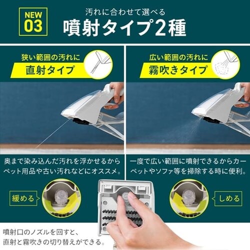コードレスリンサークリーナー RNSK-B400D-W ホワイト G200117 コードレスリンサークリーナー RNSK-B400D-W ホワイト G200117