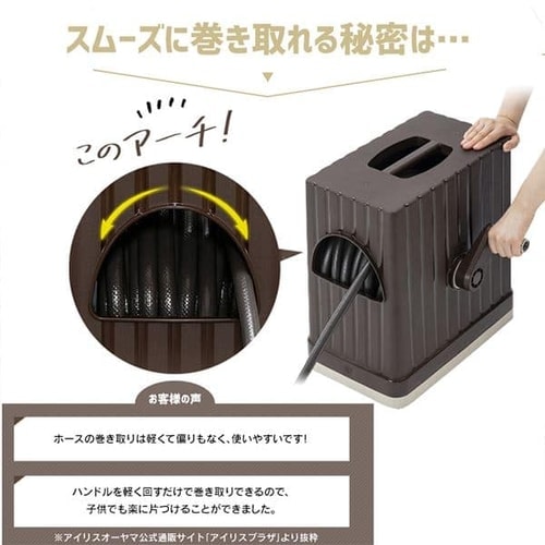 ホースリール 20m フルカバー 水流切り替え6種 FHEXN-20