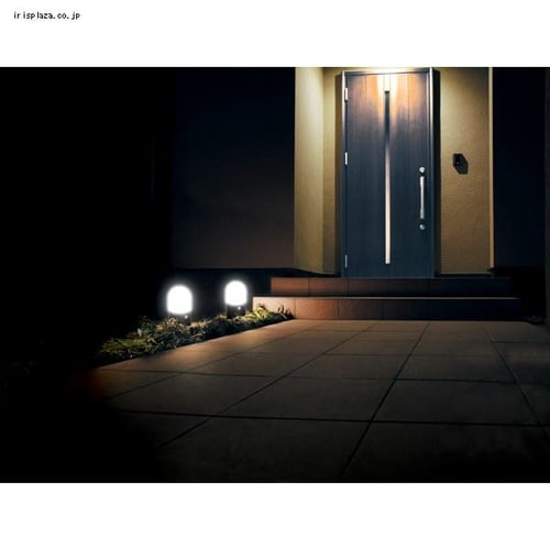 すぐに使える電池付き！【2個セット】電池式LEDガーデンセンサーライト 丸型 ZSL-MN1M-BKS2 1901890  │アイリスプラザ│アイリスオーヤマ公式通販サイト