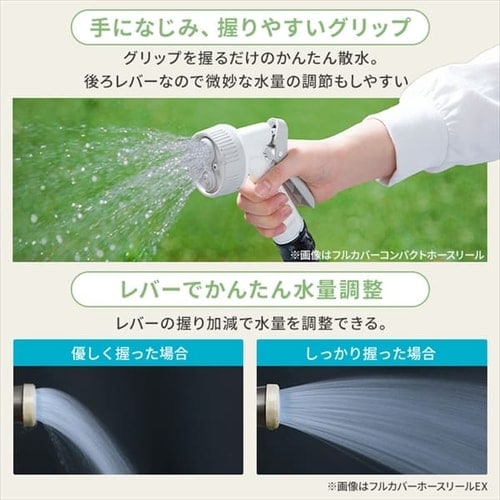 伸縮ホースポータブルセット SHP-7 ホワイト G292703 │アイリスプラザ│アイリスオーヤマ公式通販サイト