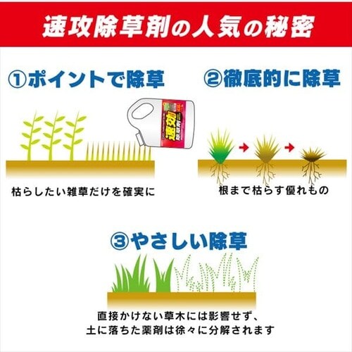 4個セット】速効除草剤 SJS－4L白 1904425 │アイリスプラザ│アイリスオーヤマ公式通販サイト