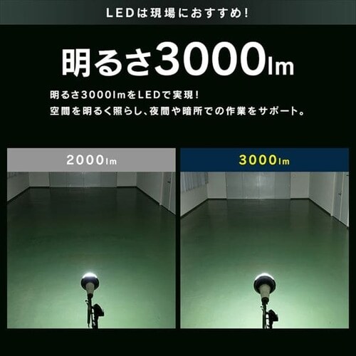 投光器３０００ｌｍ LWTL-3000CK G537422│アイリスプラザ│アイリス