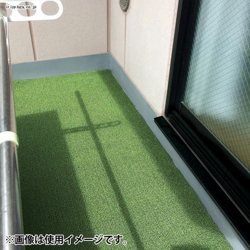 ☆カラー限定☆ベランダカーペット BK-918 ベージュ／グリーン
