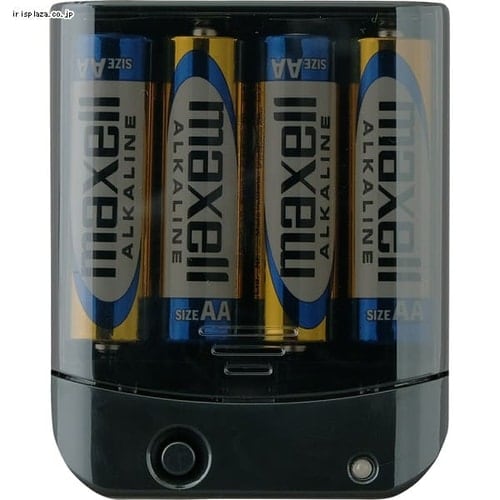 防災用乾電池式携帯充電器 BC-K8 ブラック G573581│アイリスオーヤマ