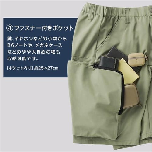 FURFUR 薄緑 ギャザー付きカーゴパンツ FURFUR 薄緑 ギャザー付きカーゴパンツ