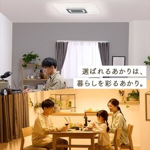 15%OFF】 LED シーリングライト 12畳 調光 調色 工具・工事不要 