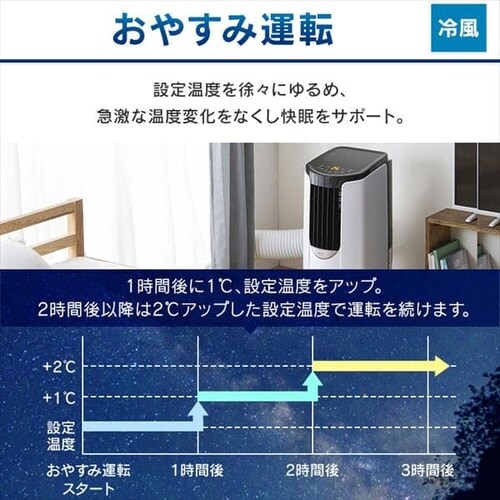アイリスオーヤマ IPP-2222G 可動式 ポータブル クーラー